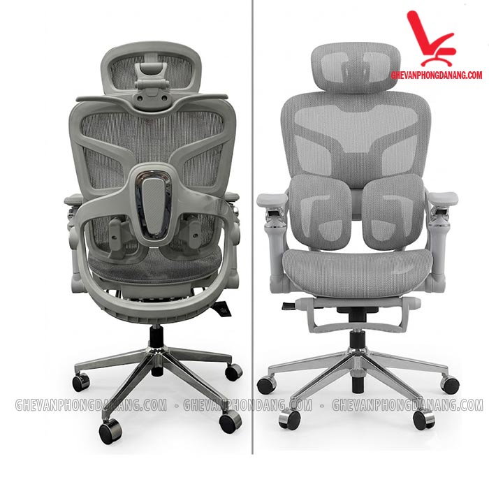 Ghế công thái học Đà Nẵng bệ tỳ tay 8D GH322G